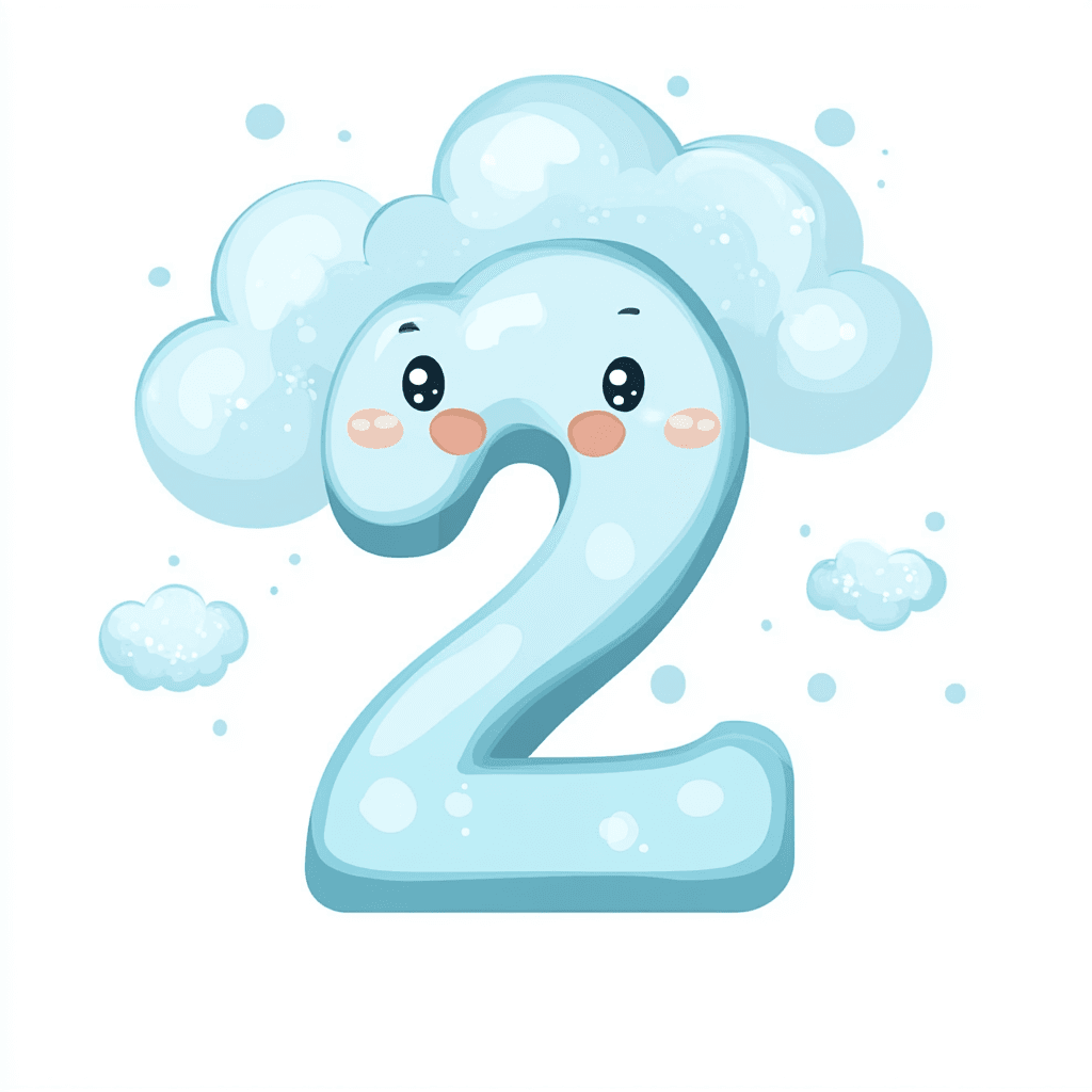 Cute Number 027 original repeating artwork
