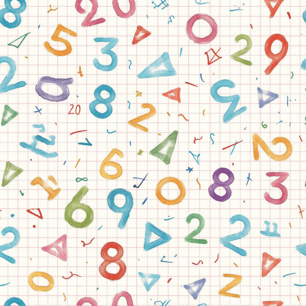 Geo Number 170 original repeating artwork