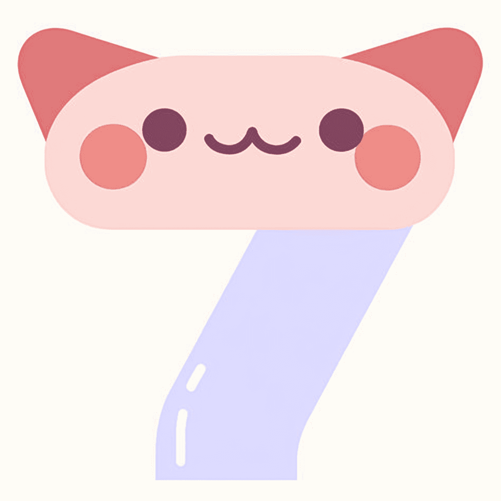 Cute Number 045 original repeating artwork
