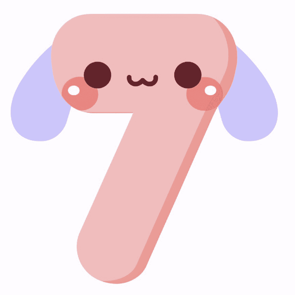 Cute Number 036 original repeating artwork