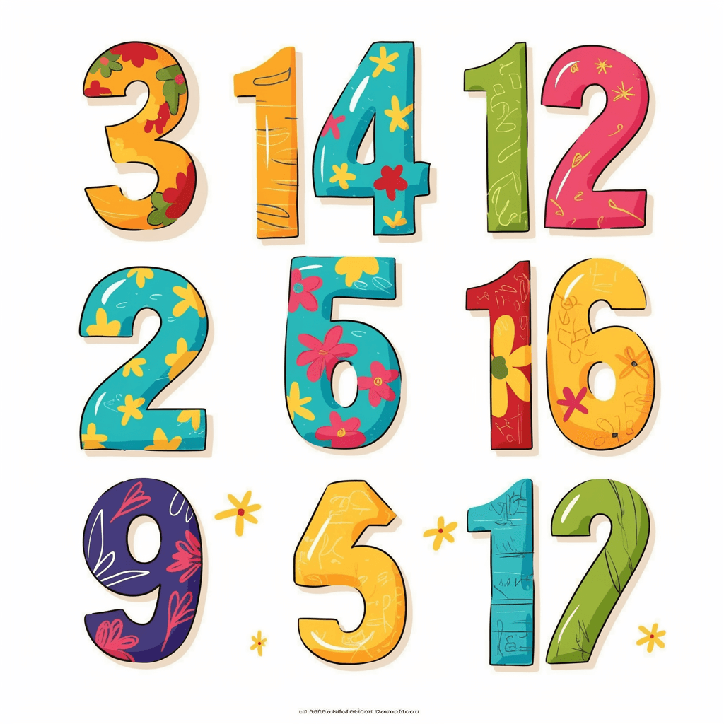 Number 046 original repeating artwork