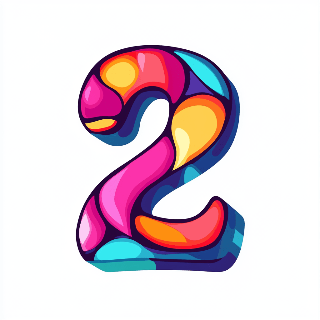 Number 045 original repeating artwork