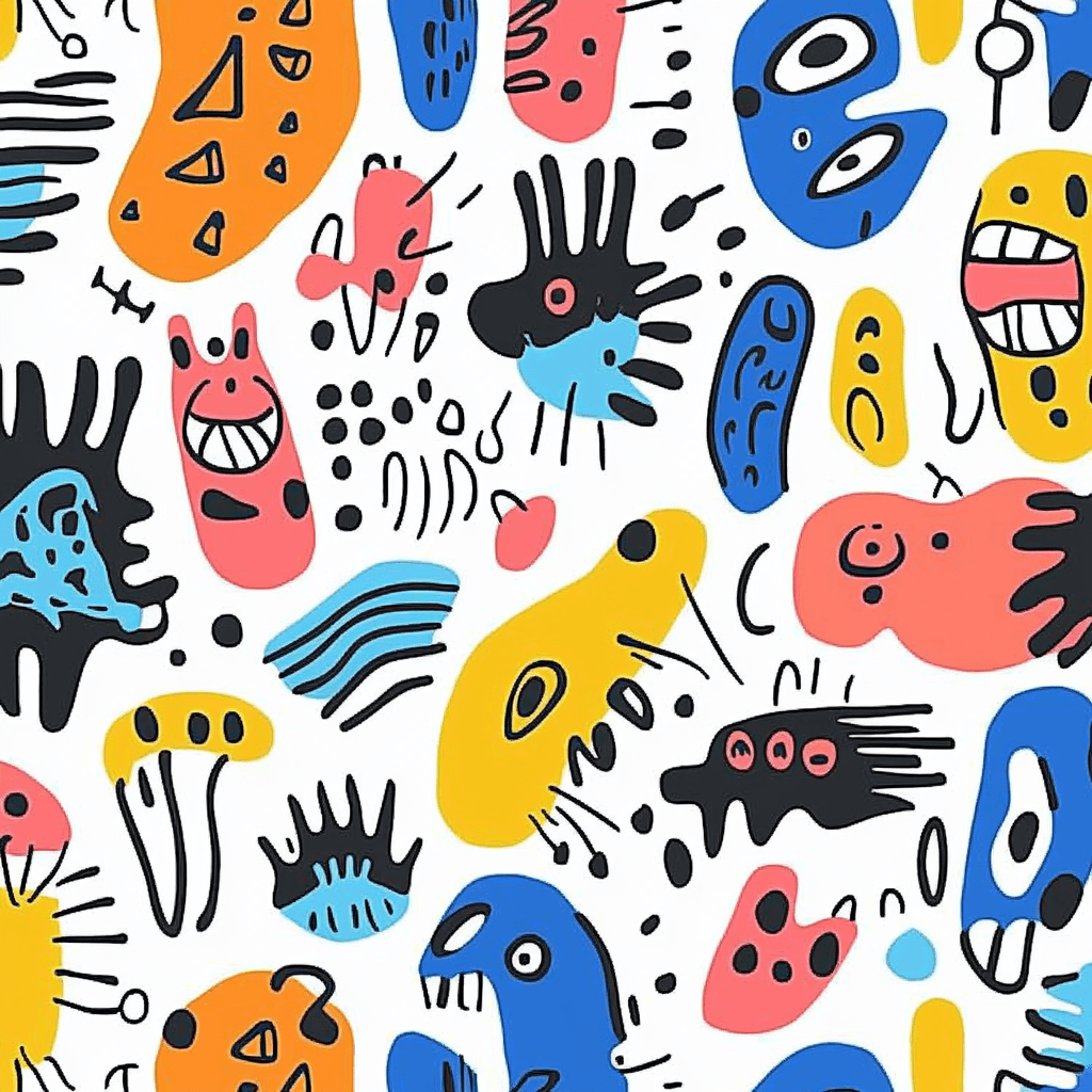 Quirky 267 original repeating artwork