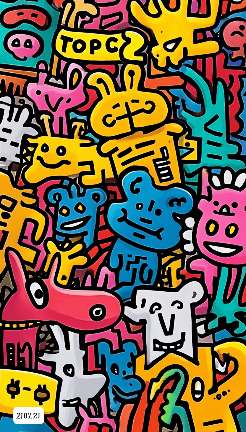 Quirky 183 original repeating artwork