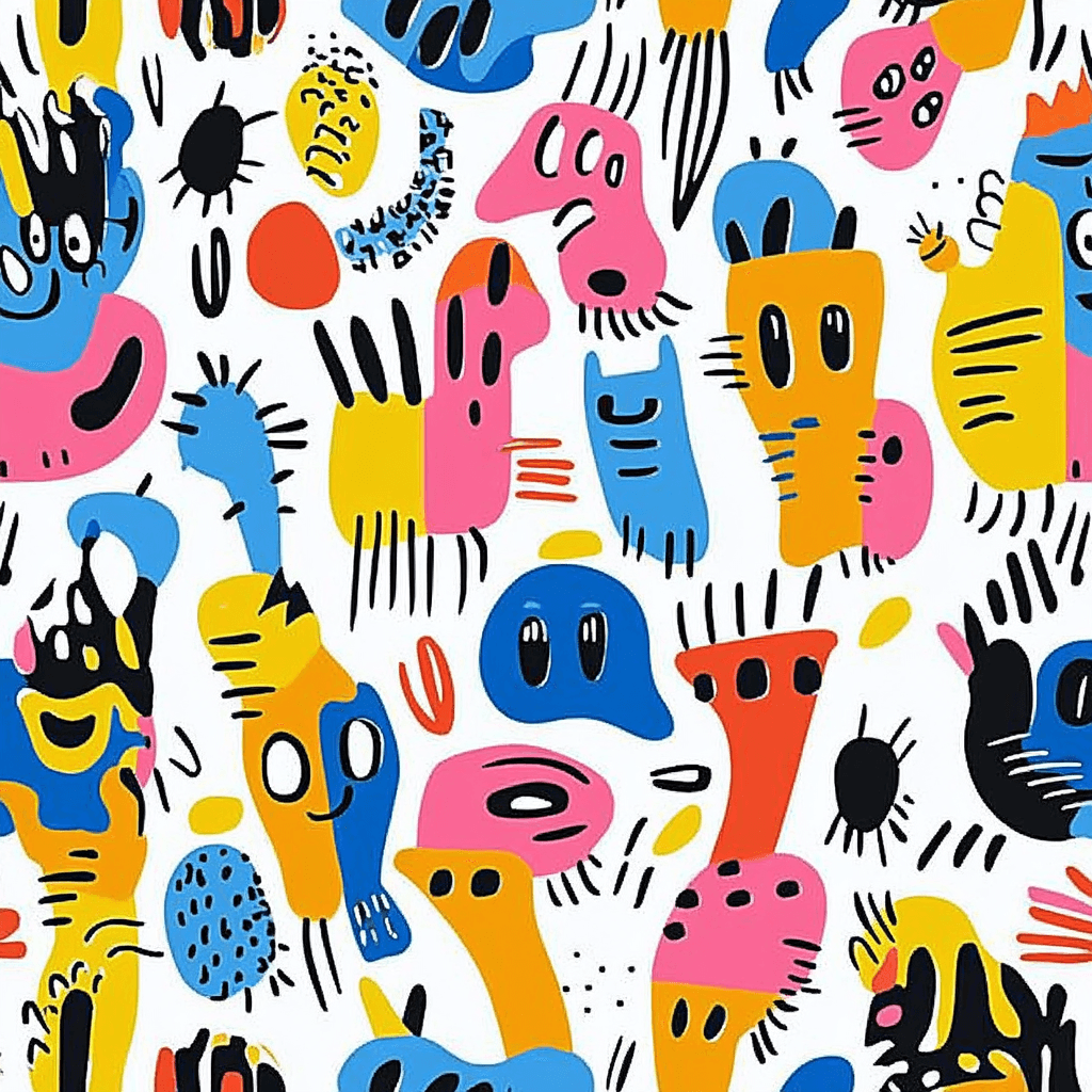 Quirky 294 original repeating artwork
