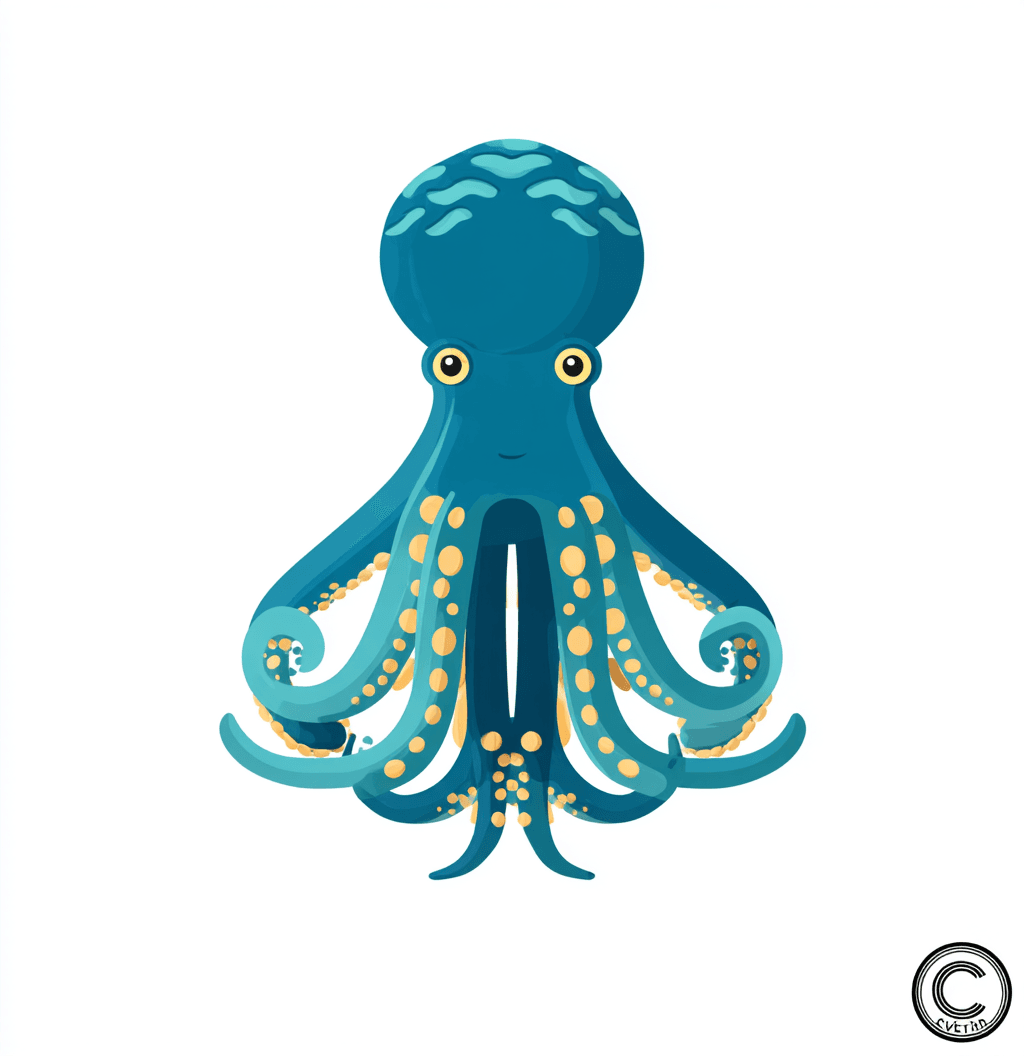 Octopus Club original repeating artwork