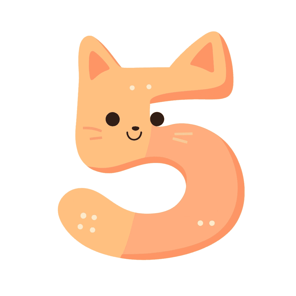 Cute Number Originals original repeating artwork