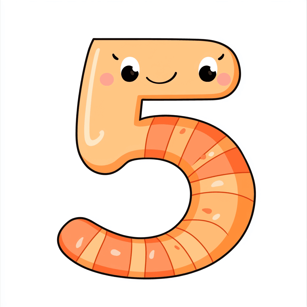Cute Number Morning original repeating artwork