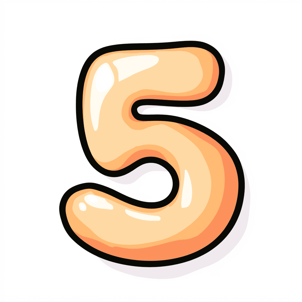 Cute Number Rush original repeating artwork