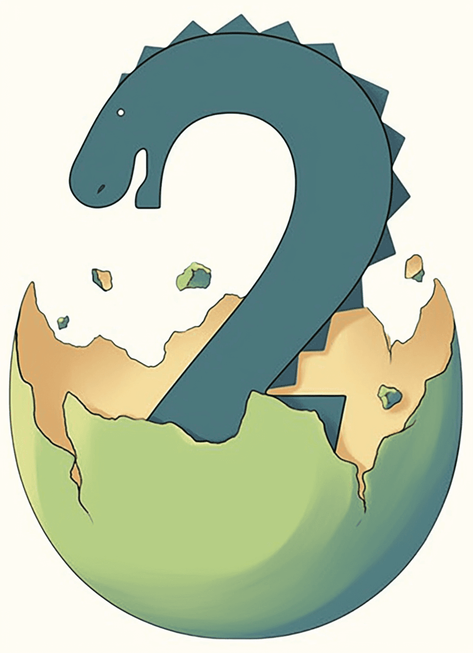 Cute Number Seek original repeating artwork