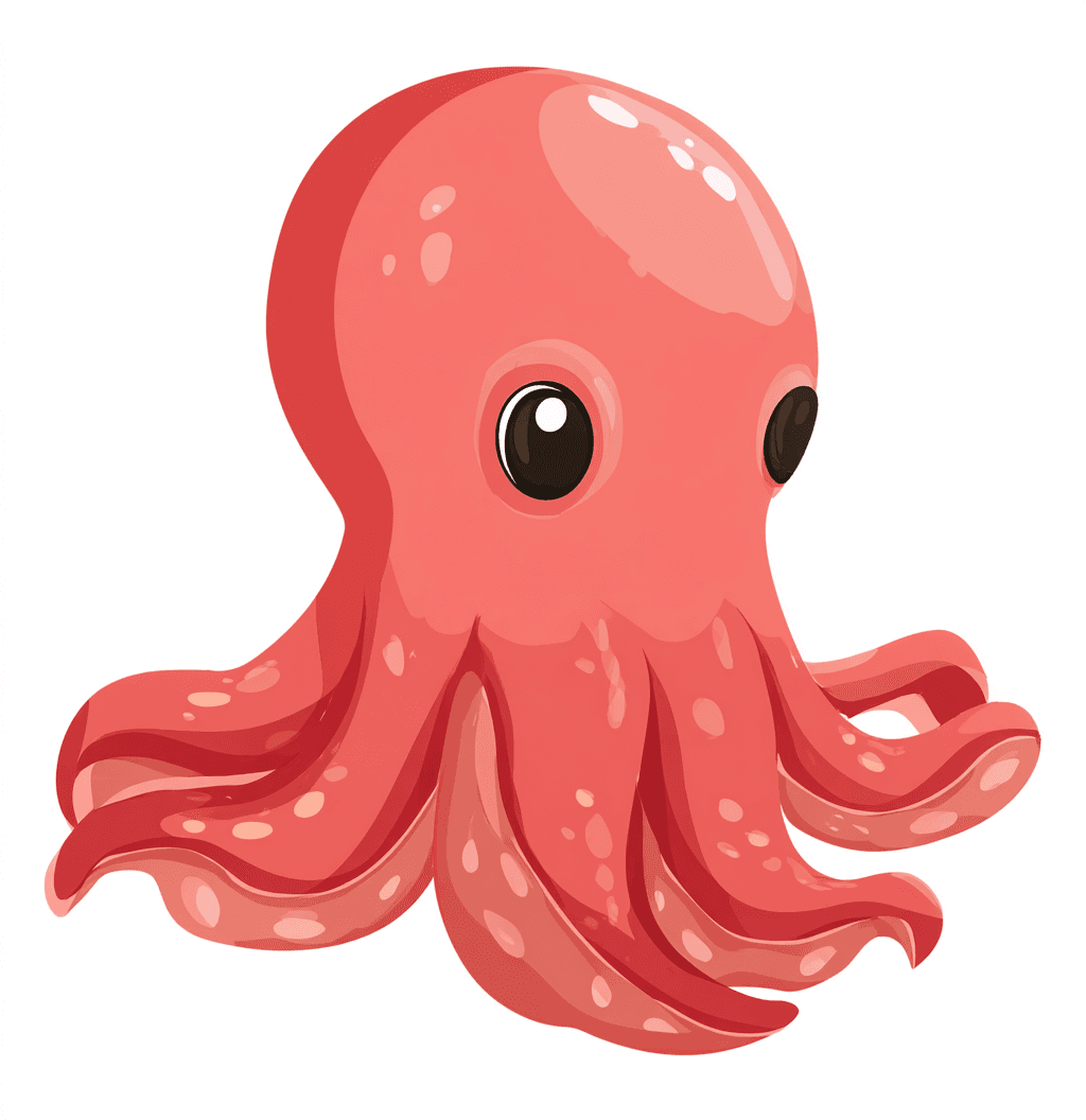 Cartoon Octopus Squad original repeating artwork