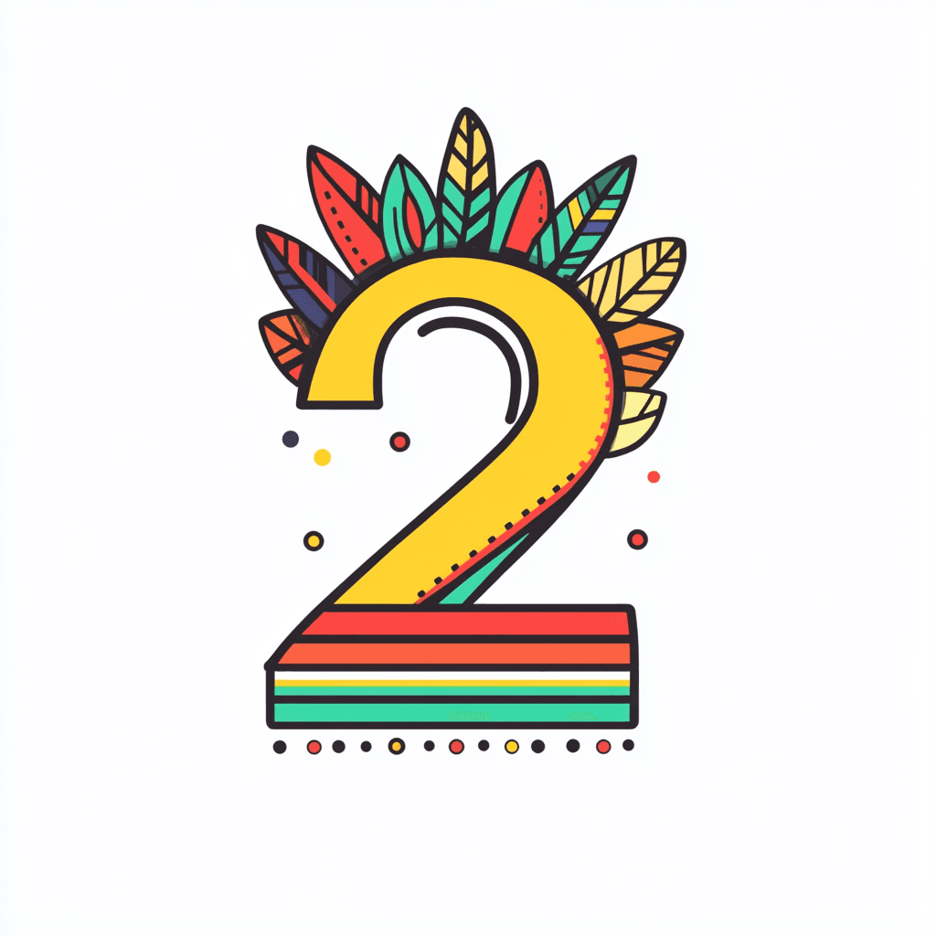 Number 138 original repeating artwork