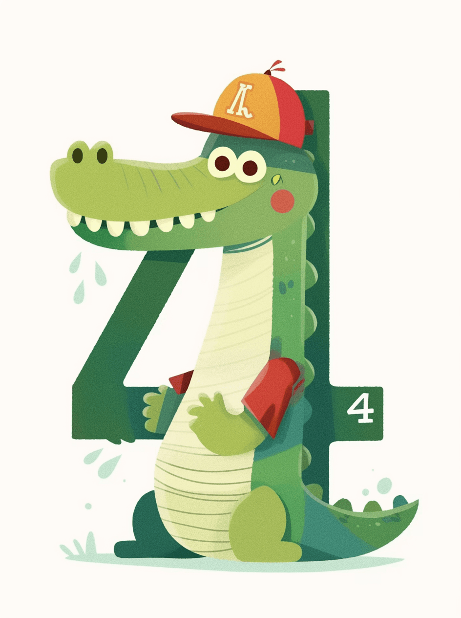 Animal Number 170 original repeating artwork
