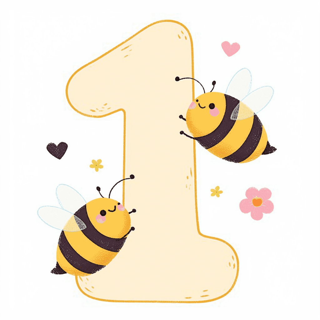 Animal Number Go original repeating artwork