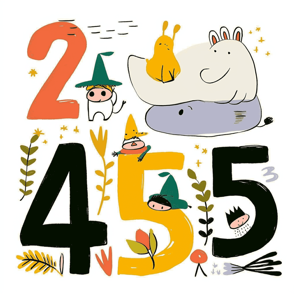 Cute Number 076 original repeating artwork