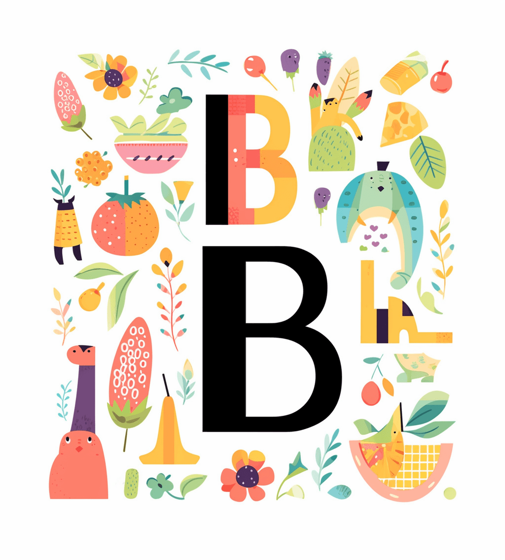 Cute Letter original repeating artwork