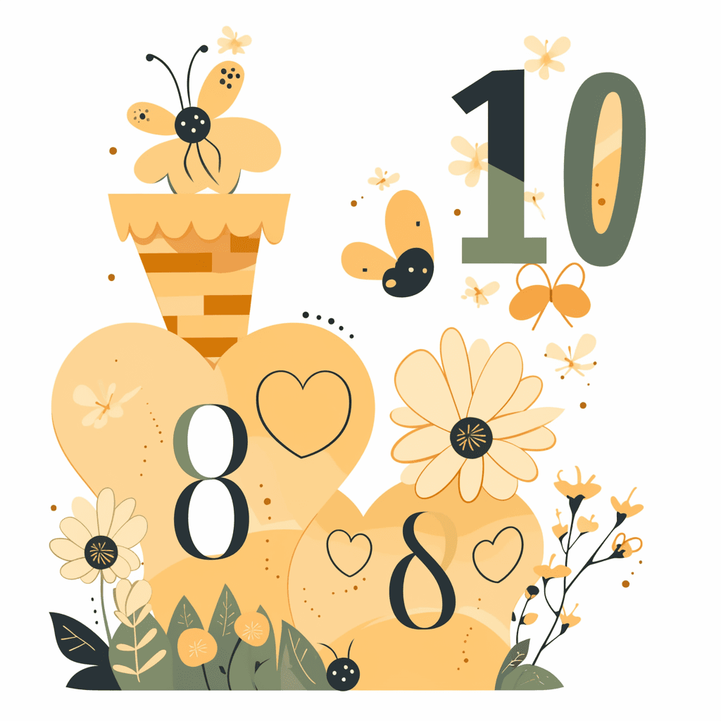 Bee 001 original repeating artwork