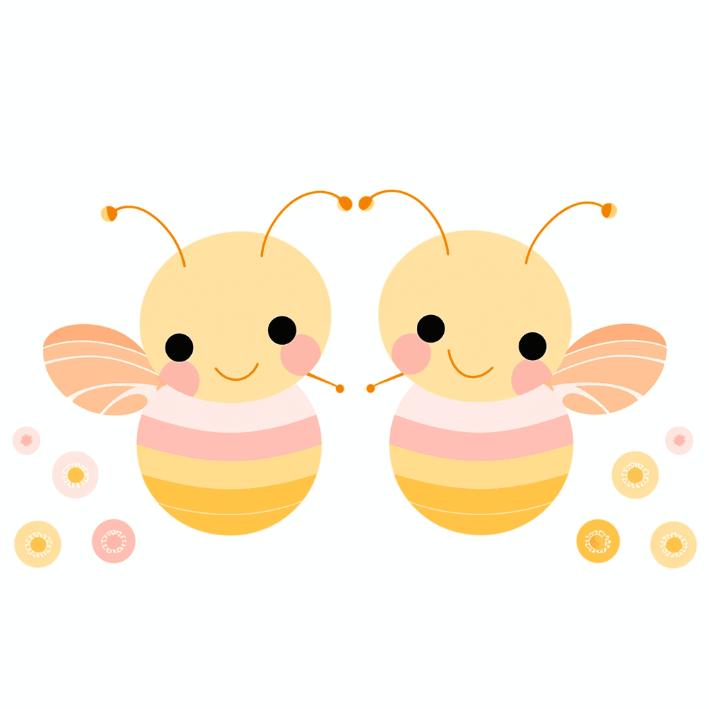 Bee Pals original repeating artwork