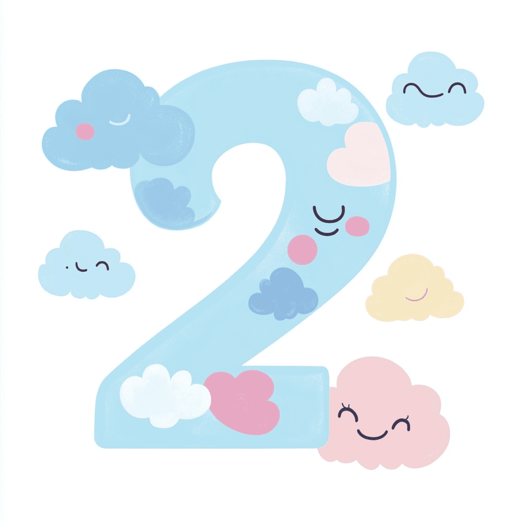 Cute Number 079 original repeating artwork