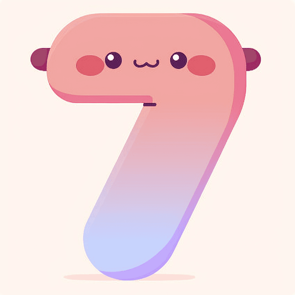 Cute Number Snap original repeating artwork