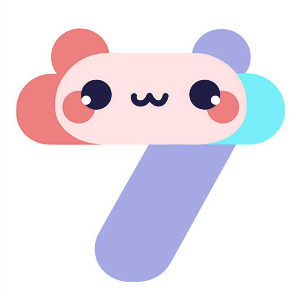 Cute Number 052 original repeating artwork
