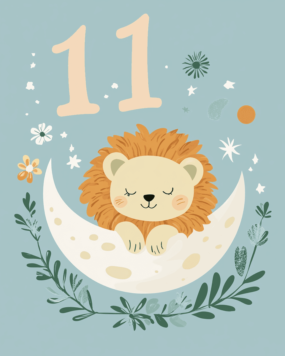 Animal Number 062 original repeating artwork
