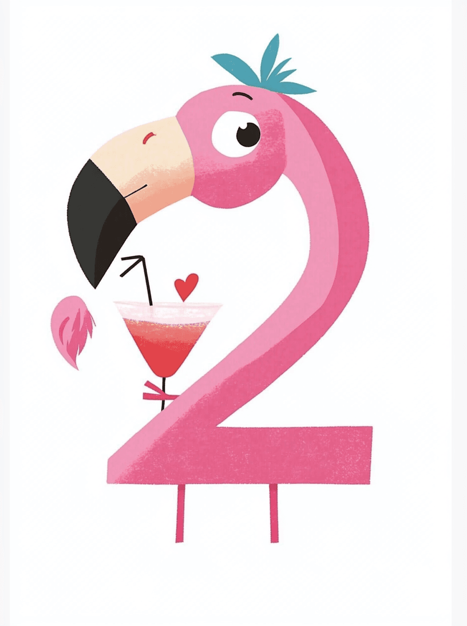 Animal Number 072 original repeating artwork