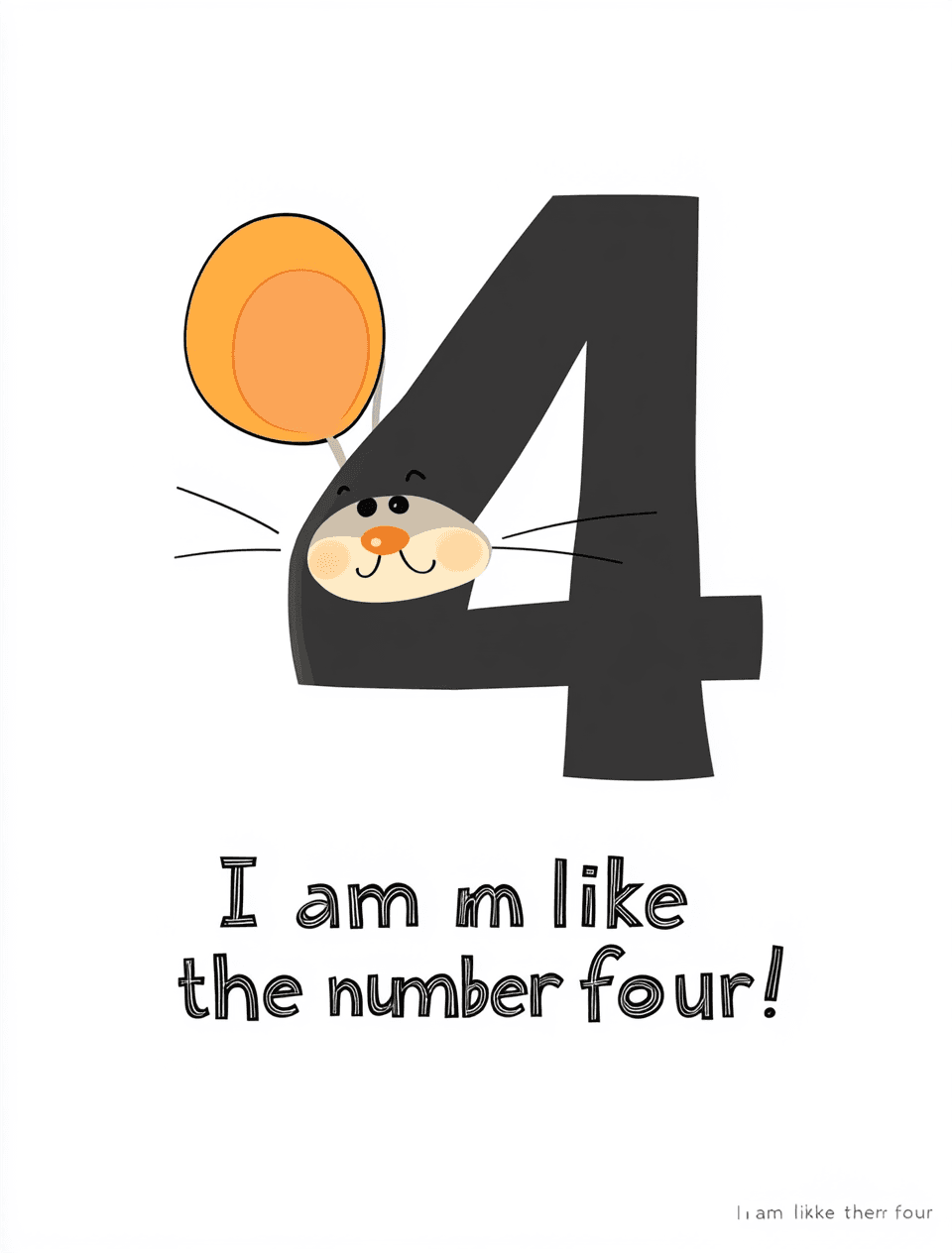 Animal Number Drift original repeating artwork