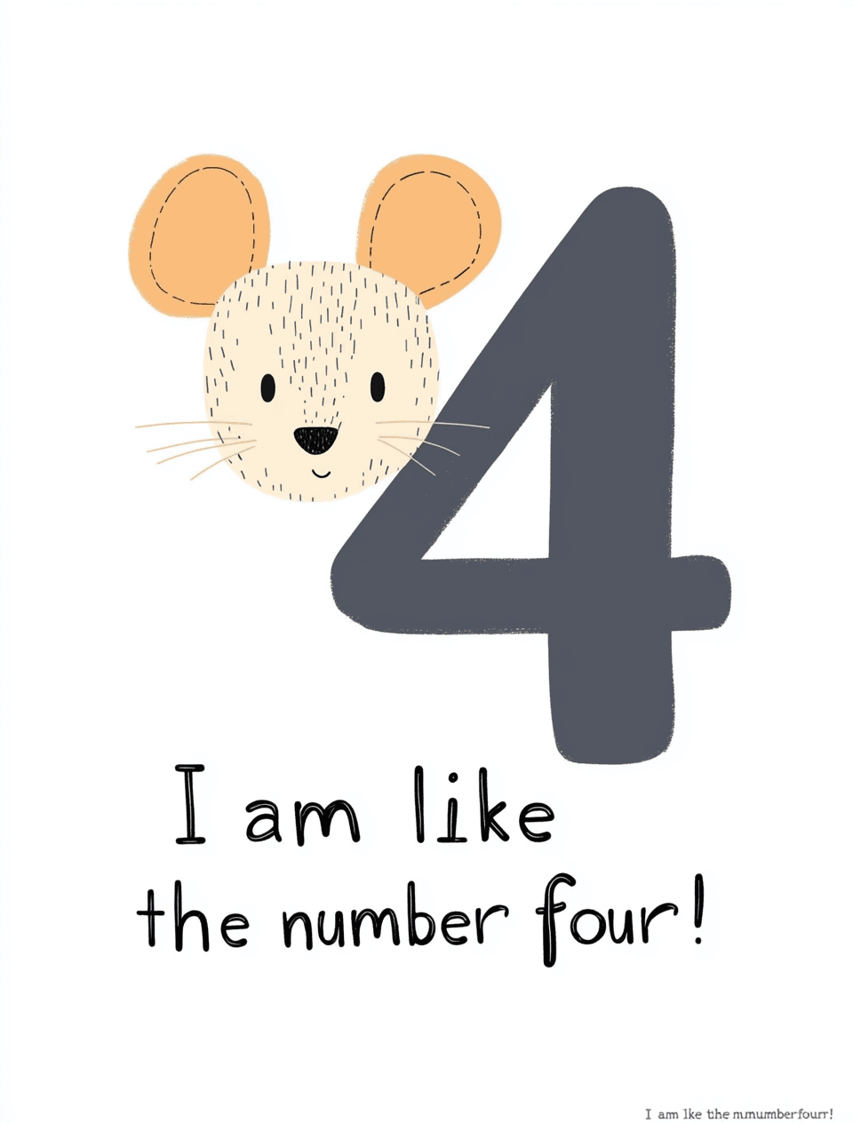 Animal Number Point original repeating artwork