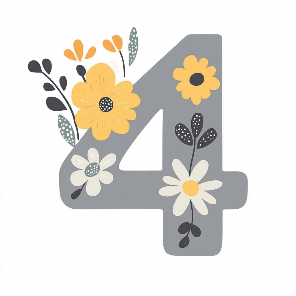 Number Glide original repeating artwork