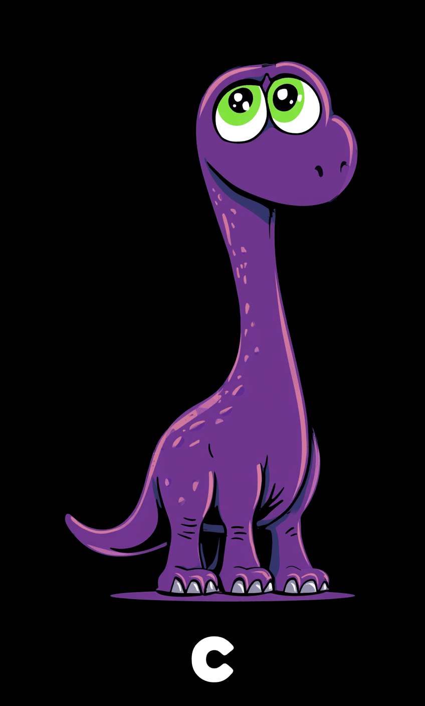 Dinosaur Picnic original repeating artwork