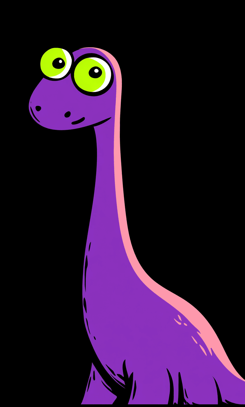 Cute Dinosaur Flip original repeating artwork