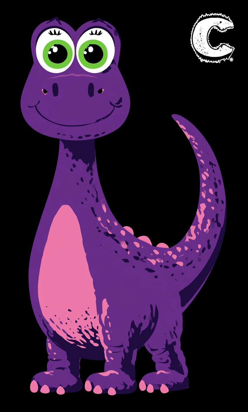 Cute Dinosaur Bop original repeating artwork