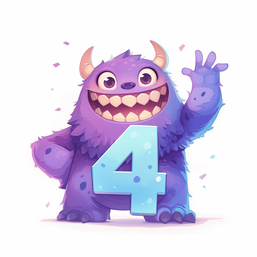 Monster Rest original repeating artwork