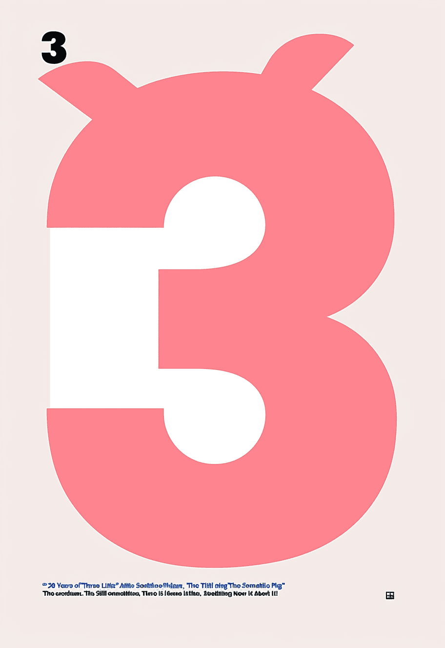 Number 061 original repeating artwork