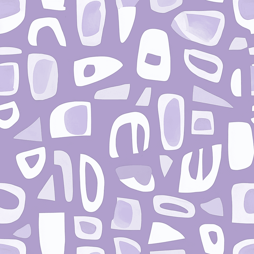 Purple White Tribe original repeating artwork