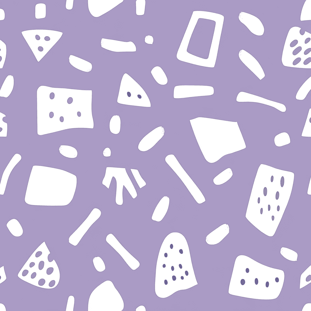 Purple White Collective original repeating artwork