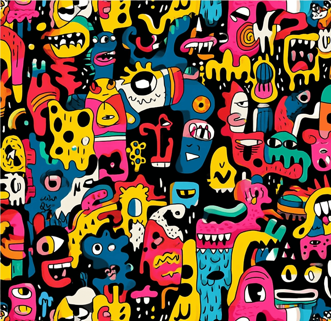 Quirky 236 original repeating artwork