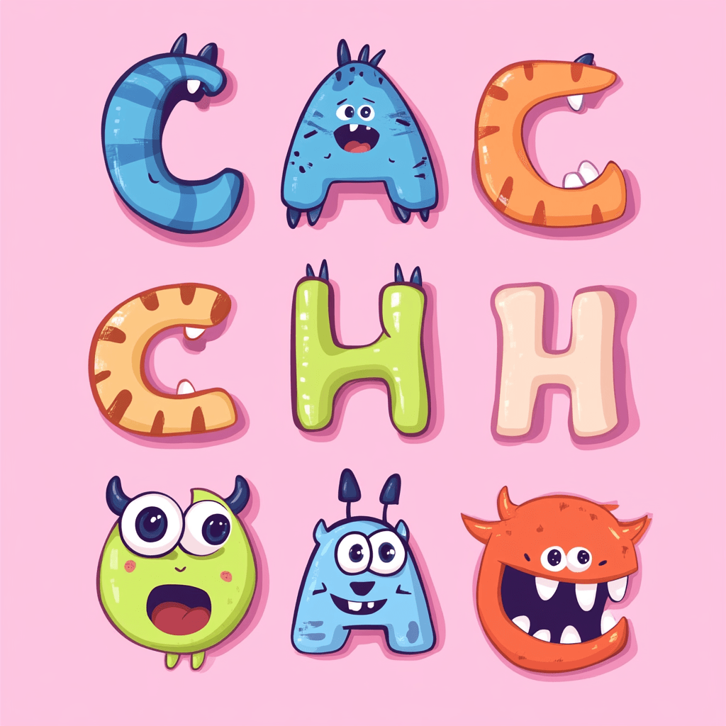 Monster North original repeating artwork