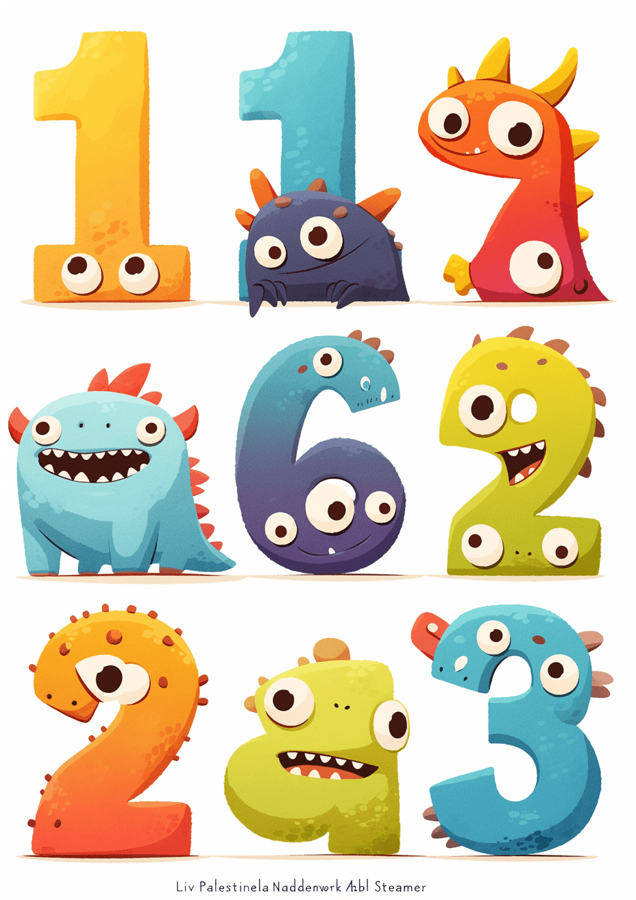 Monster Path original repeating artwork