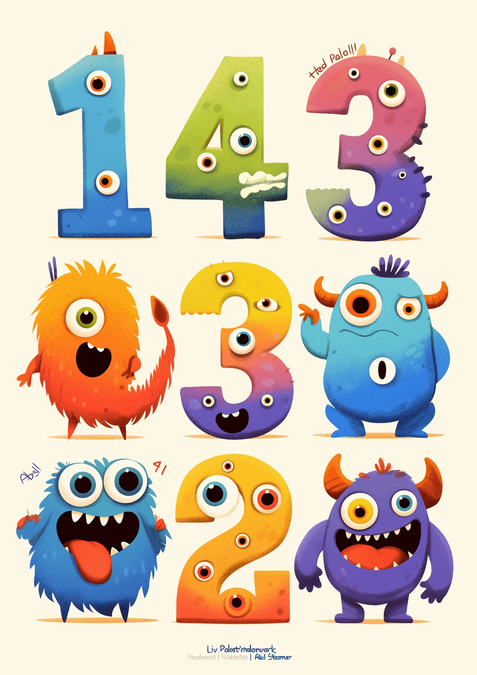 Monster 059 original repeating artwork