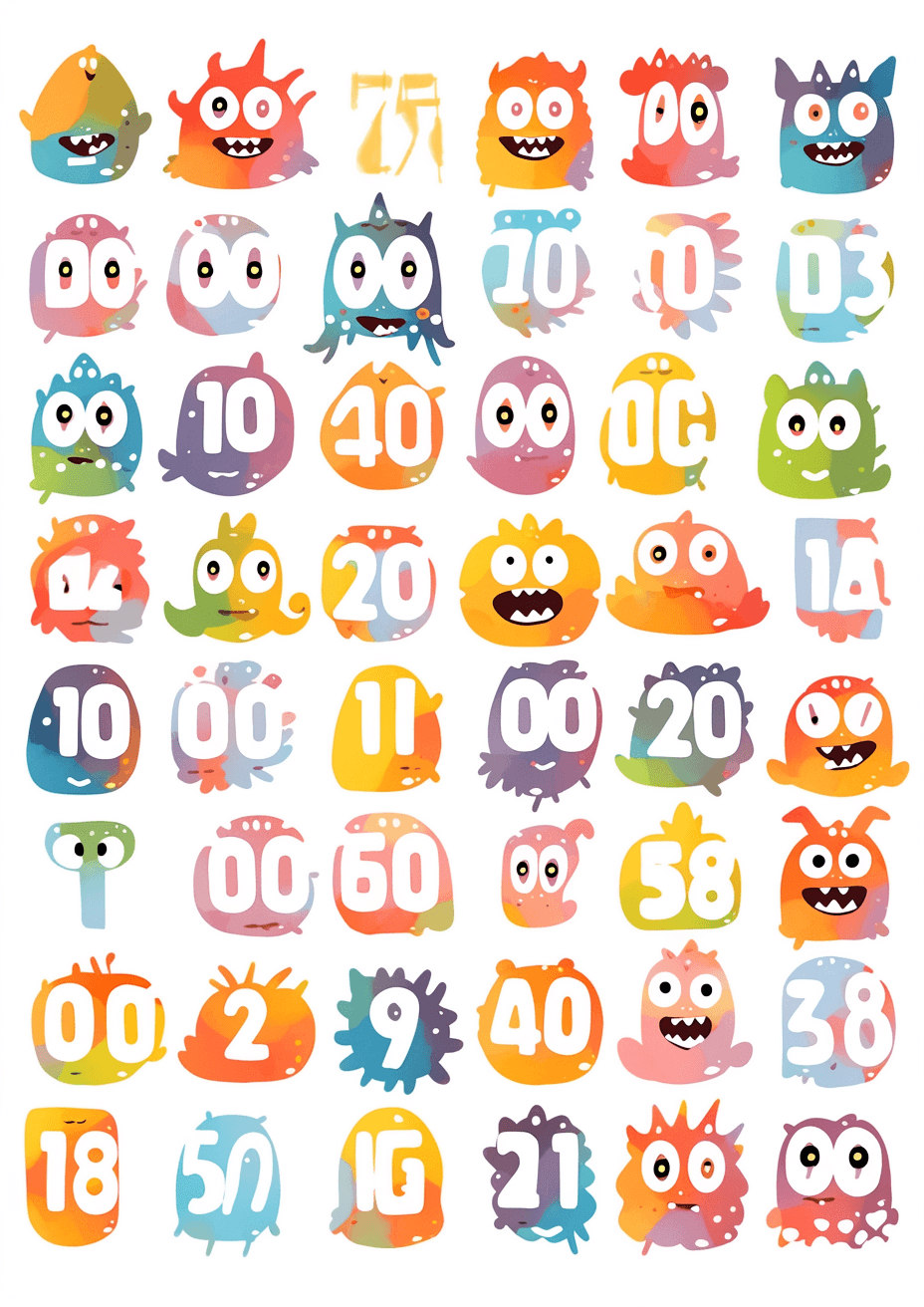 Monster Rise original repeating artwork
