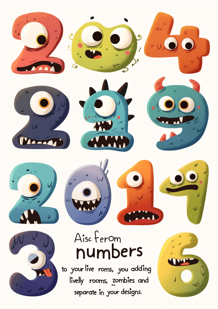 Monster Starlight original repeating artwork