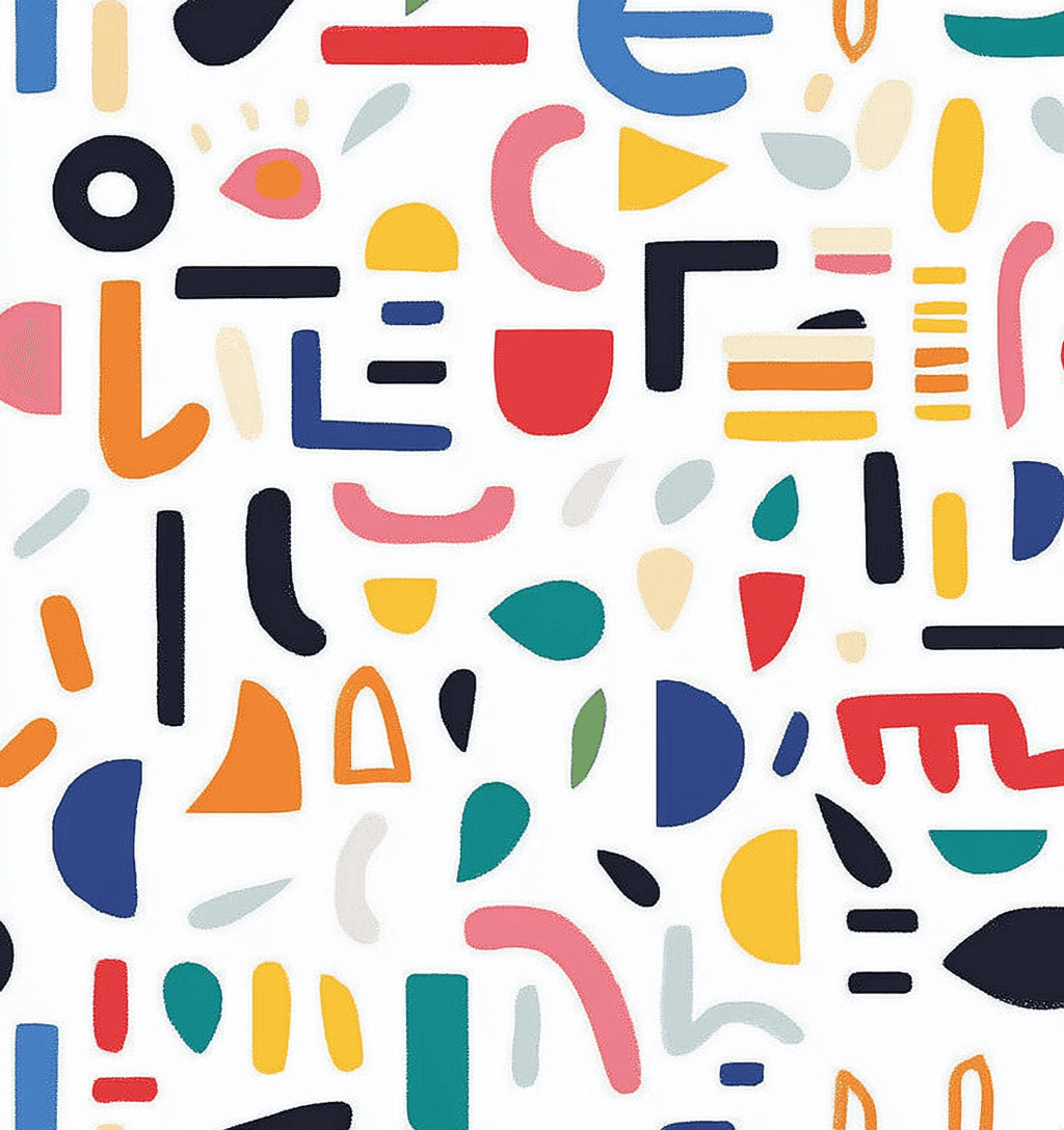 Color Blocks Zip original repeating artwork