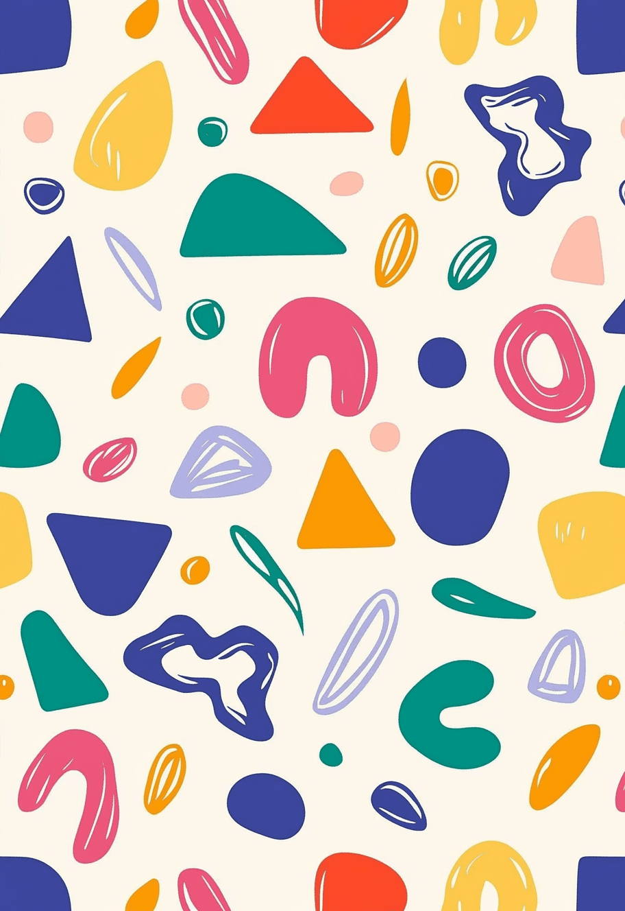 Color Blocks 004 original repeating artwork