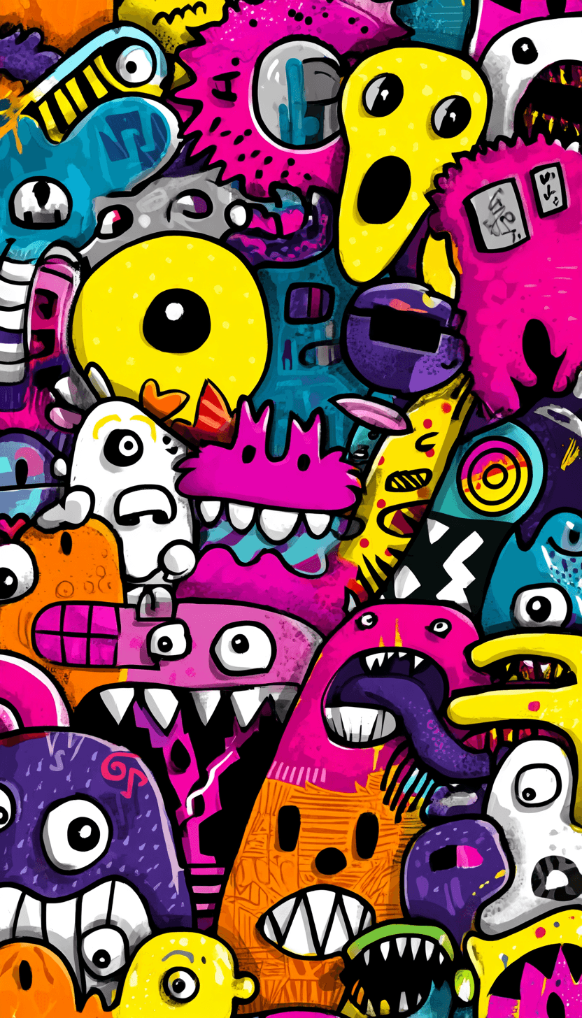Quirky Echo original repeating artwork