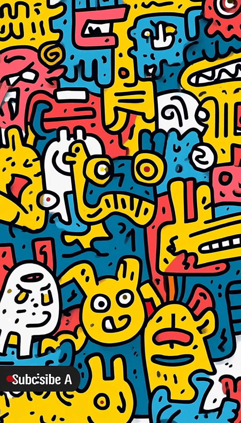 Quirky Sprint original repeating artwork