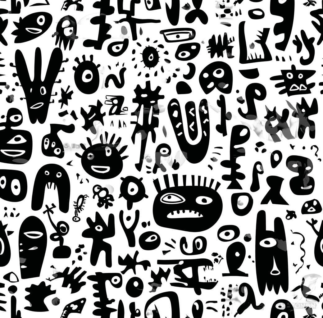 Funny 006 original repeating artwork