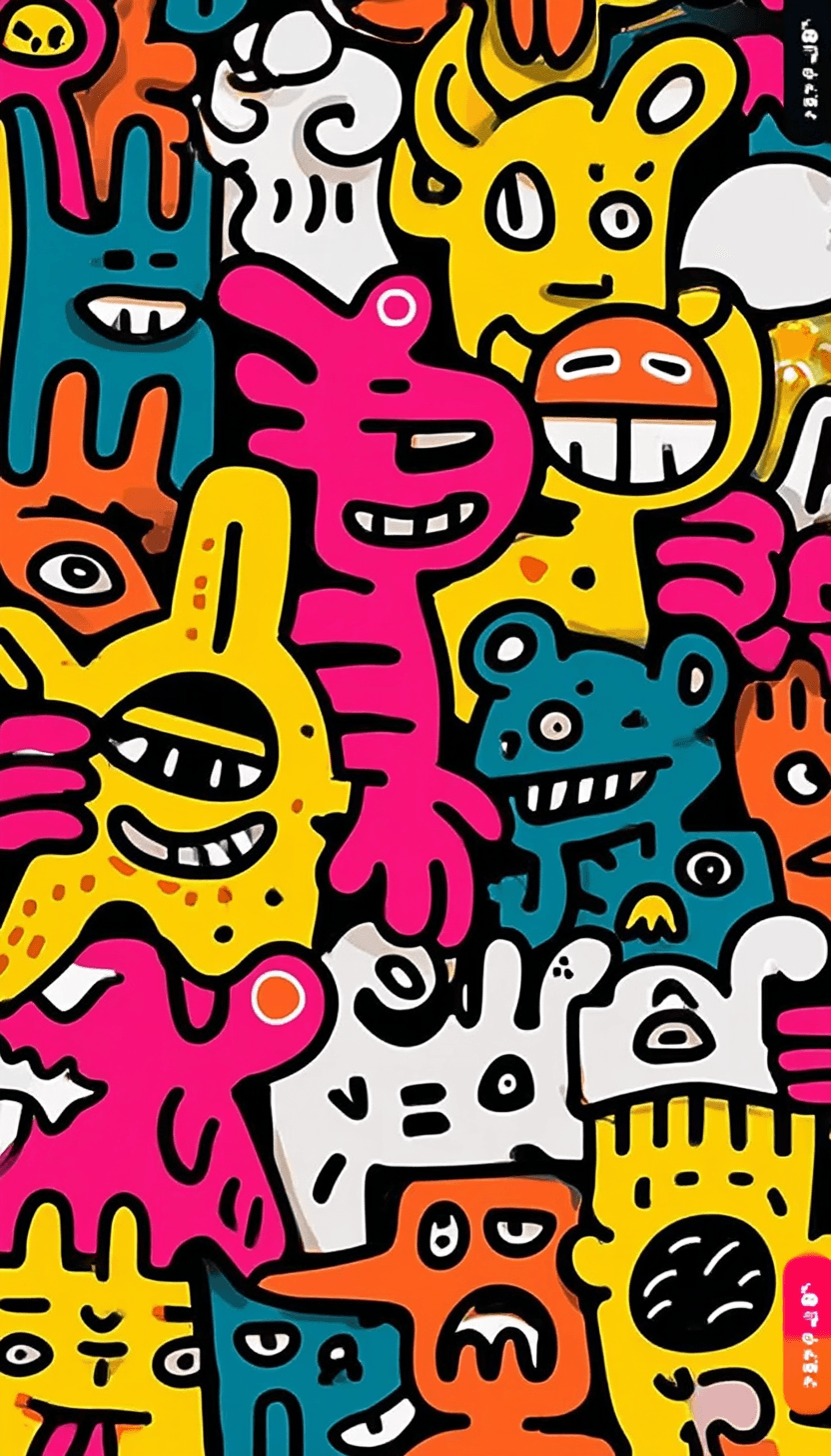 Quirky 075 original repeating artwork