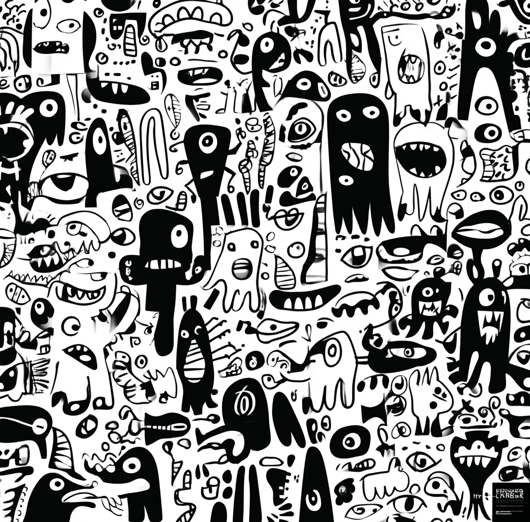 Quirky 056 original repeating artwork
